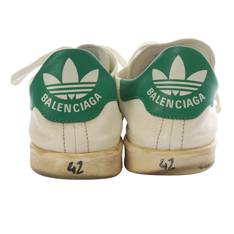 【新品コラボ】BALENCIAGA×ADIDAS スタンスミス　グリーン　37 楽天市場】バレンシアガ アディダス 白色 ホワイト 緑 グリーン