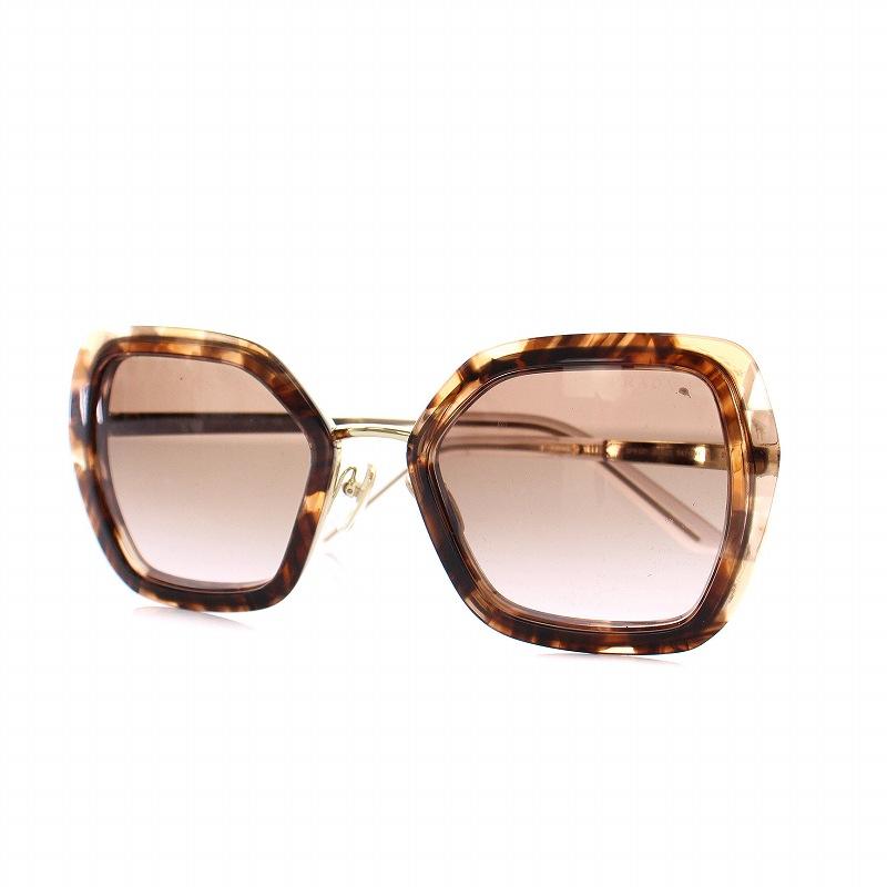 【中古】プラダ PRADA サングラス 53□21 ブラウン ゴールド SPR53Y /YM ■OH レディース PRADA（プラダ） サングラス 53□21 ブラウン ゴールド SPR53Y /YM
