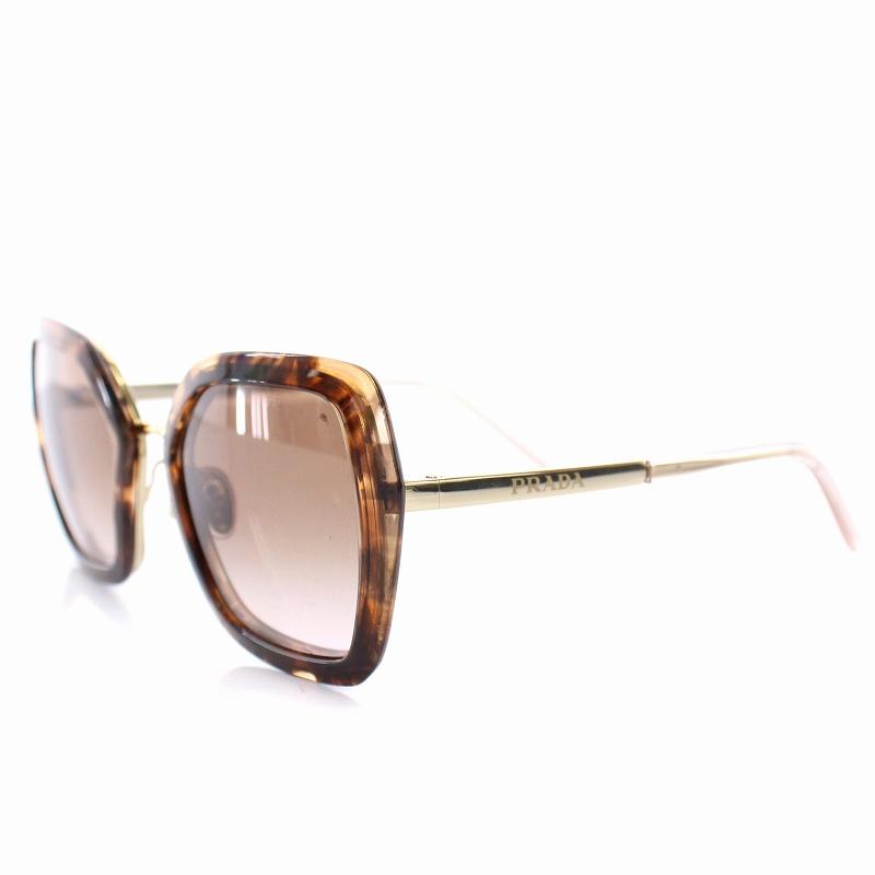 PRADA（プラダ） サングラス 53□21 ブラウン ゴールド SPR53Y /YM