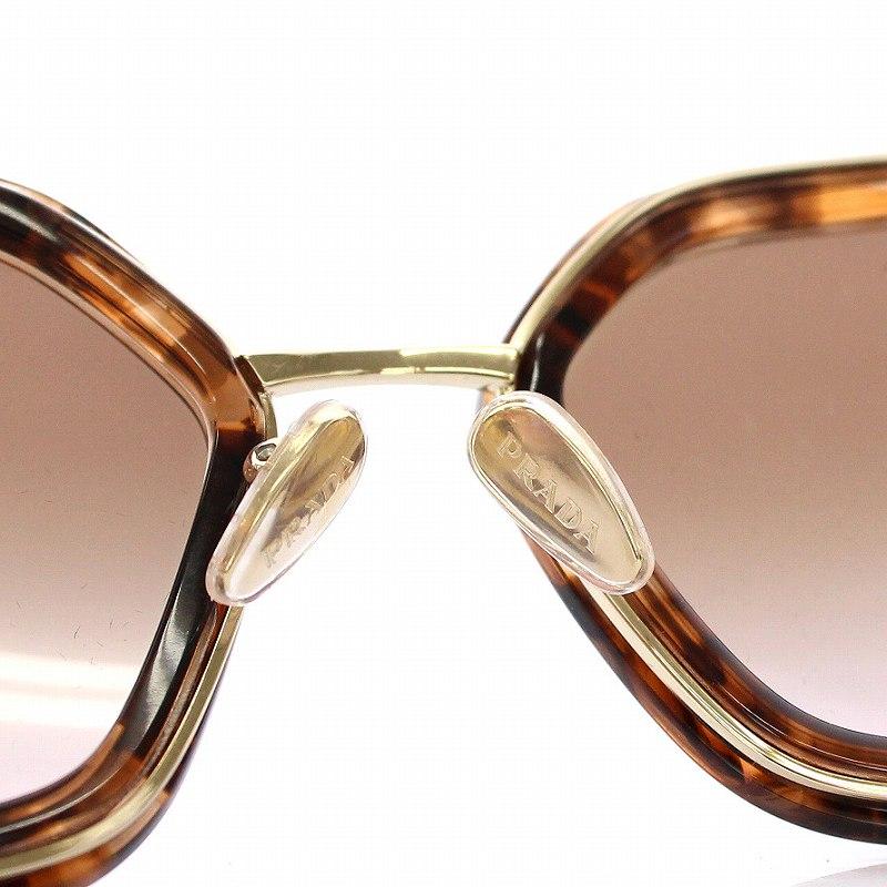 PRADA プラダ サングラス 53□21 ブラウン ゴールド SPR53Y /YM □OH  