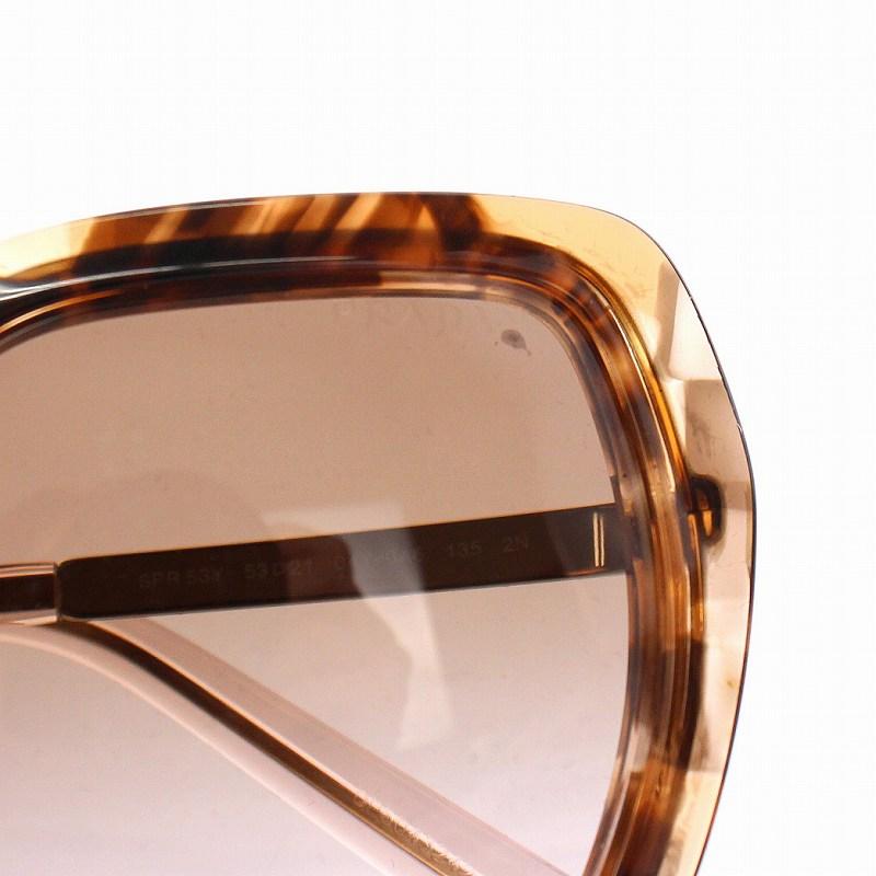 PRADA プラダ サングラス 53□21 ブラウン ゴールド SPR53Y /YM □OH  