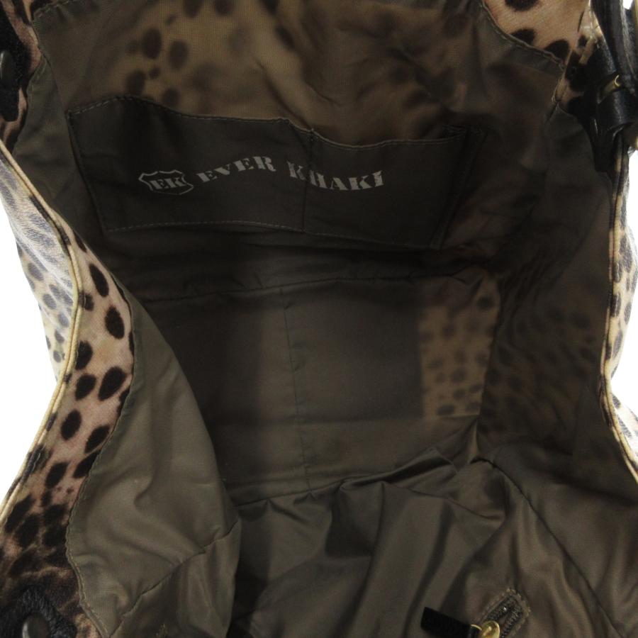 エバーカーキ EVER KHAKI トートバッグ レオパード ヒョウ柄 プリント 