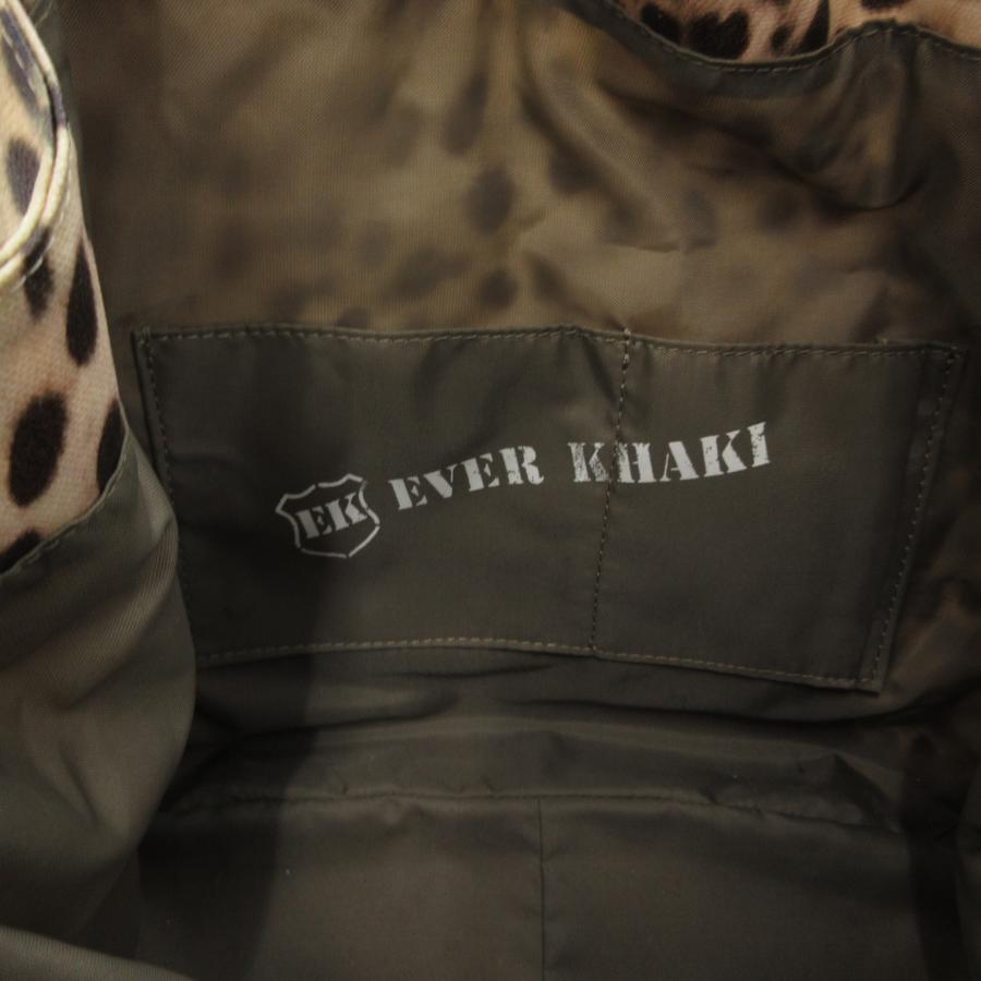 エバーカーキ EVER KHAKI トートバッグ レオパード ヒョウ柄 プリント 