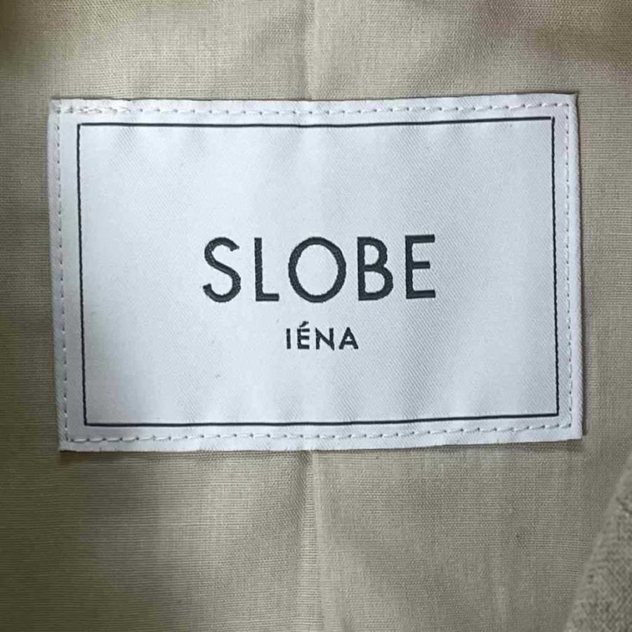 スローブ イエナ SLOBE IENA リネン ダブルブレスト ジャケット