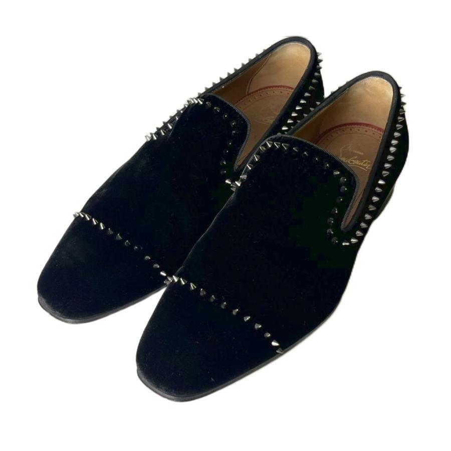 Christian Louboutin（クリスチャンルブタン） ベルベット ローファー