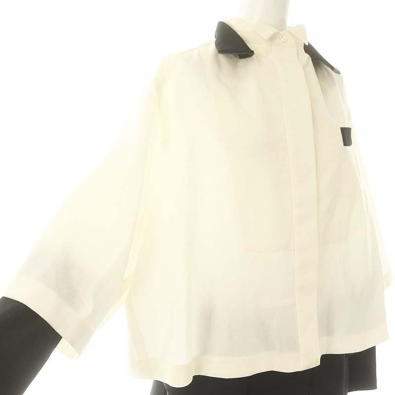 サカイ sacai ス―チングミックス レイヤード ジャケット ロング ウール  