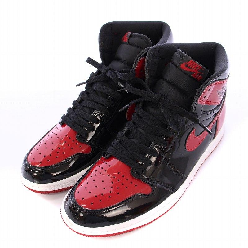 NIKE（ナイキ） NIKE Air Jordan 1 High OG Patent Bred エア