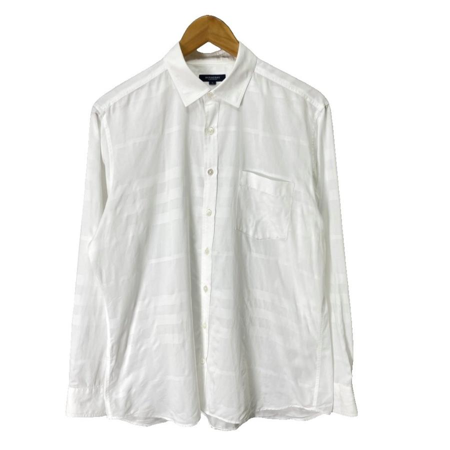 【極美品】BURBERRY LONDON シャドーチェックシャツ　44 山陽商会 極美品】BURBERRY LONDON シャドーチェックシャツ 44 山陽商会 極美品