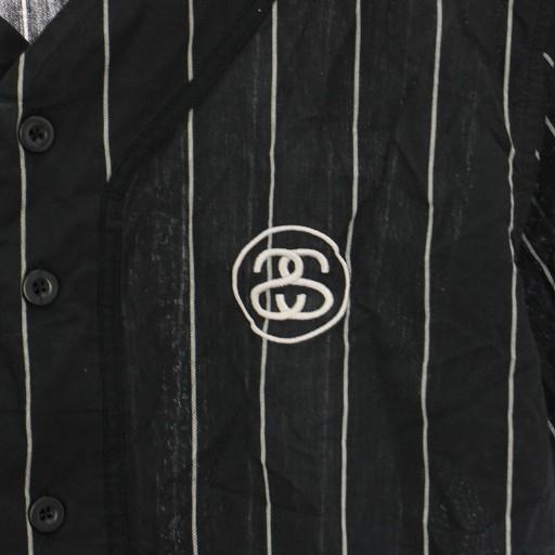 STUSSY（ステューシー） ストライプポプリンベースボールシャツ Stripe