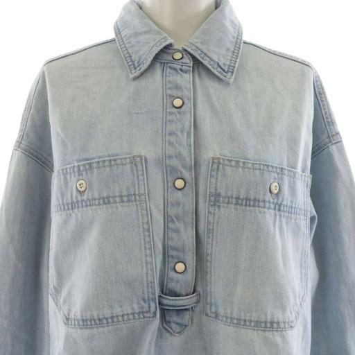 アメリヴィンテージ Ameri VINTAGE 美品 24SS DENIM SKIPPER SHIRT 