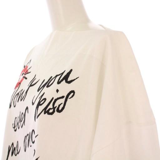 ヴィヴィアンウエストウッドレッドレーベル キスミーキティ スクエアTシャツ 白 ヴィヴィアンウエストウッドレッドレーベル キスミーキティ スクエアT