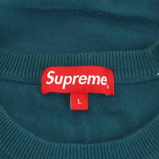 Supreme（シュプリーム） 美品 19FW Logo Stripe Knit Top ニット