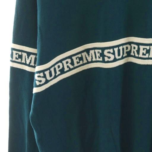 Supreme（シュプリーム） 美品 19FW Logo Stripe Knit Top ニット
