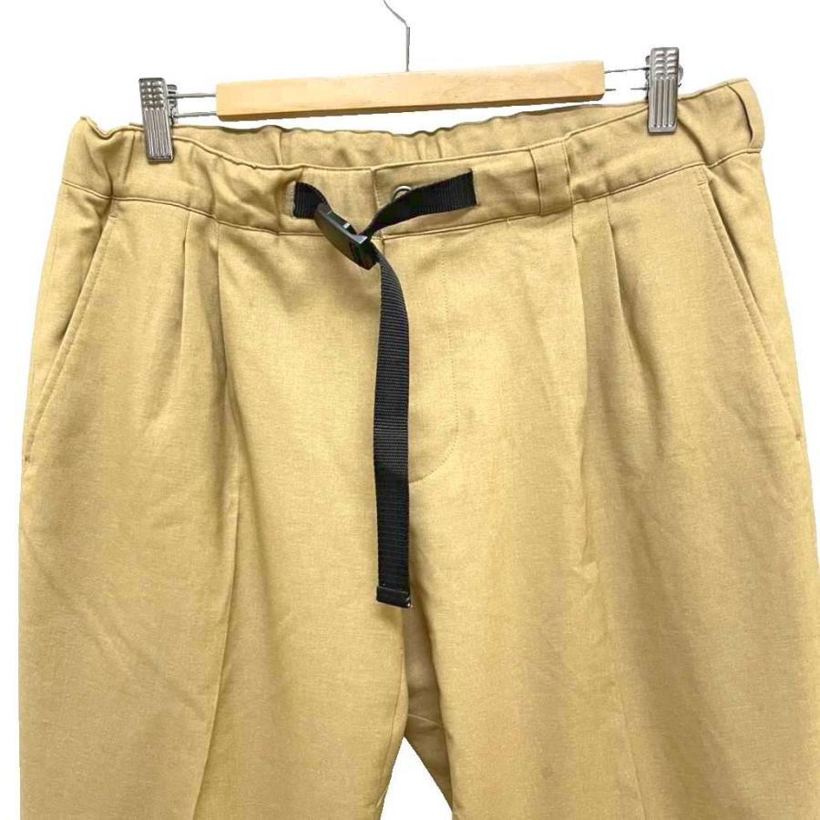 デサント DESCENTE テーパードパンツ スラックス ツータック バックル