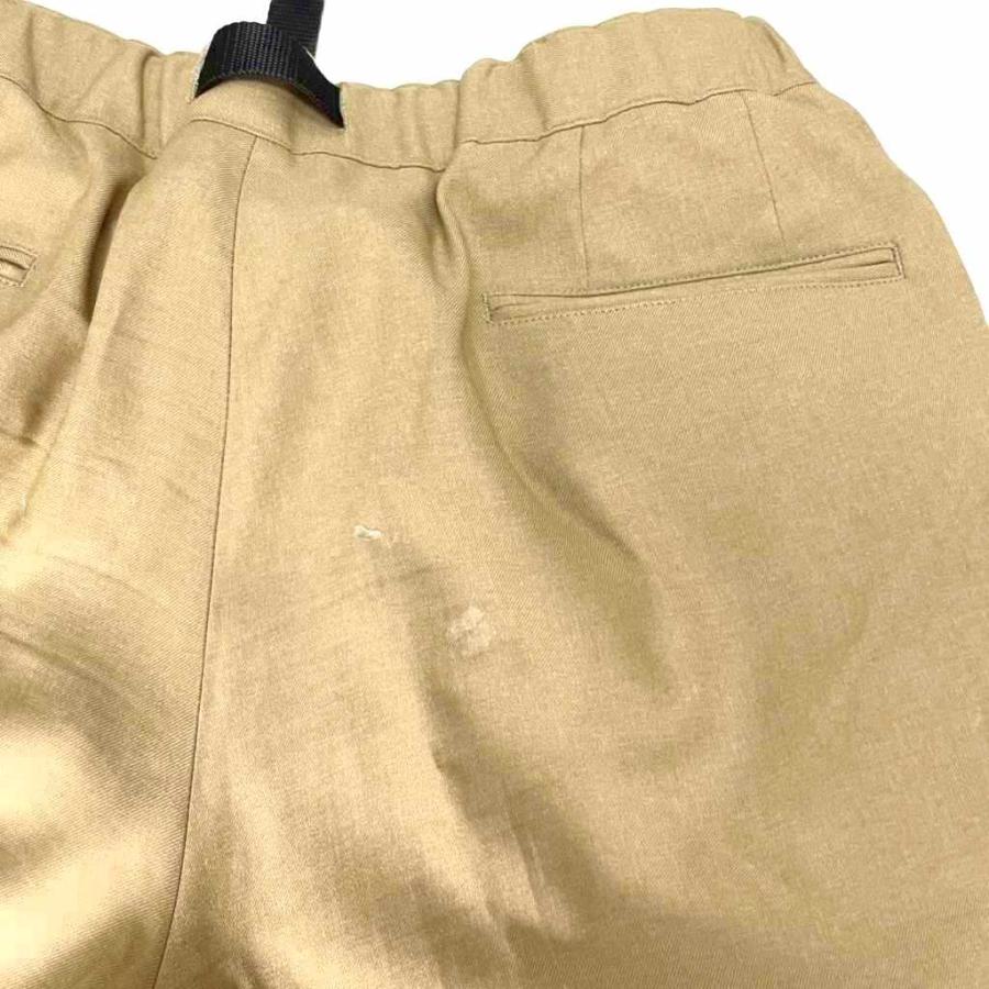 デサント DESCENTE テーパードパンツ スラックス ツータック バックル