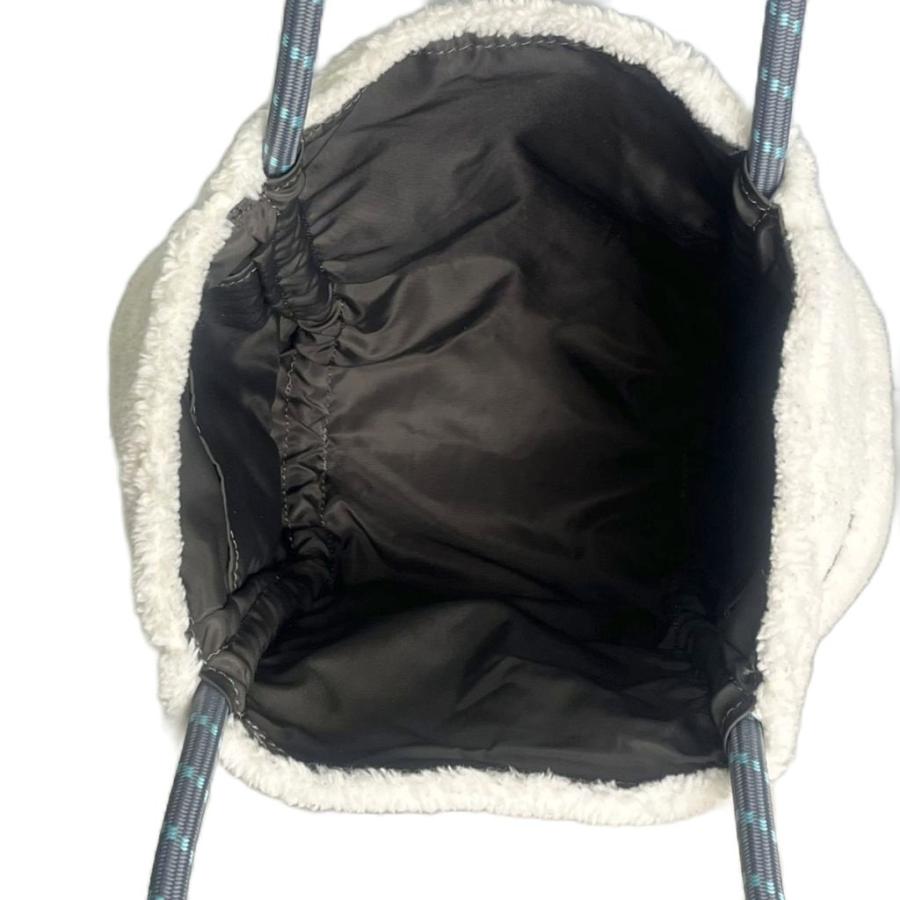 ノマディス NOMADIS COMME UN SAC ボア トートバッグ ハンドバッグ 白