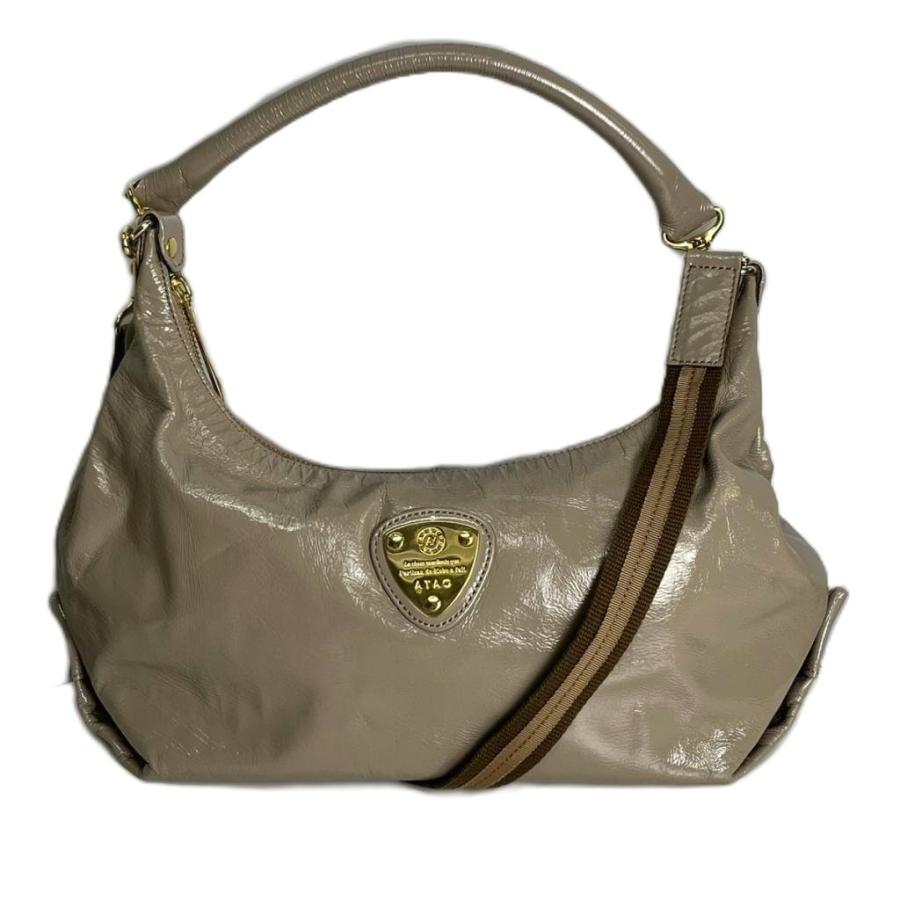 ATAO アタオ エナメル 2Way バッグ ショルダーバッグ ハンドバッグ