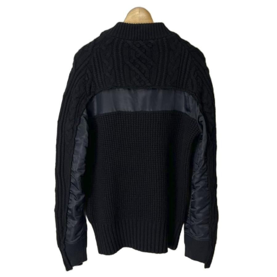 サカイ sacai 19AW ドッキングニット セーター 長袖 クルーネック