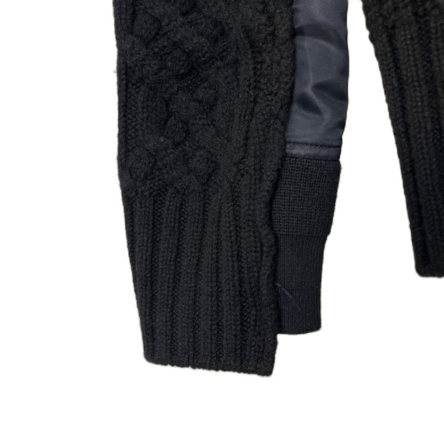 サカイ sacai 19AW ドッキングニット セーター 長袖 クルーネック