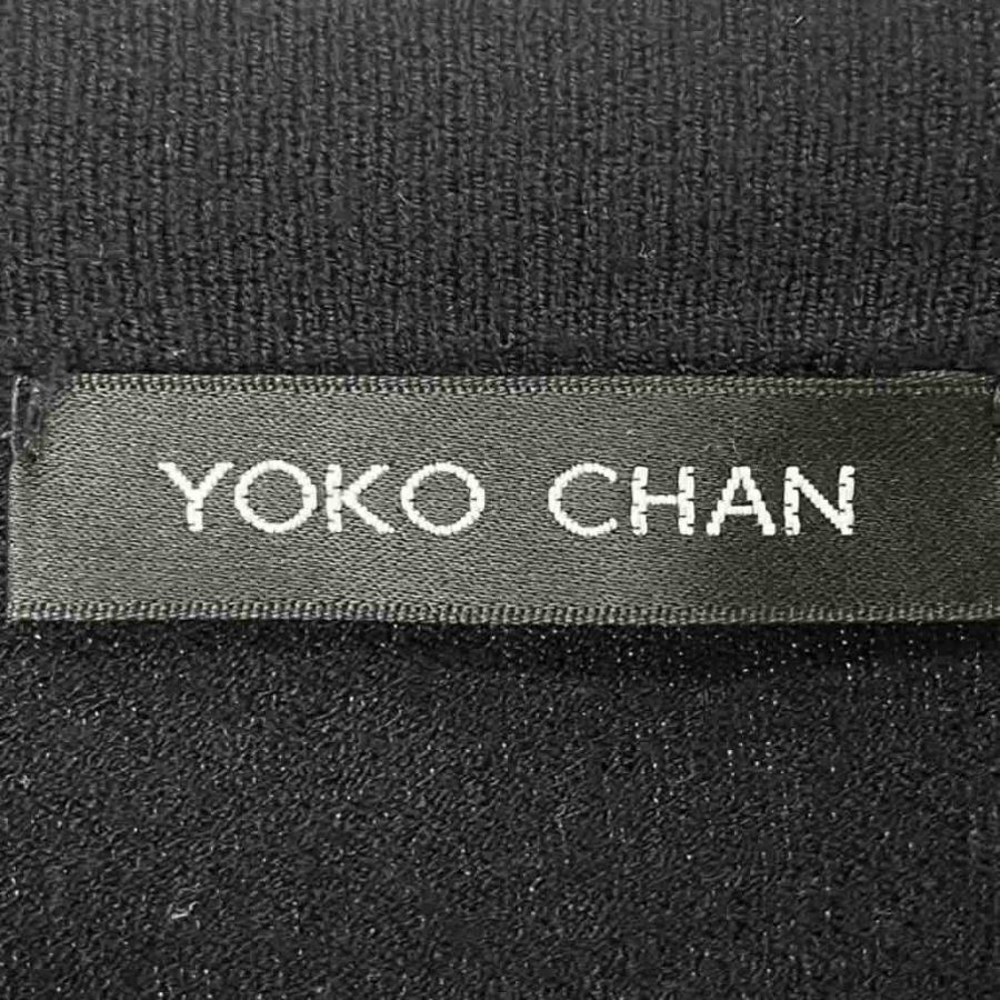 【中古】ヨーコチャン YOKO CHAN レース切り替え カーディガン ニット 長袖 YCN-519-052 38 黒 ブラック 白 ヨーコチャン YOKO CHAN レース切り替え カーディガン ニット 長袖 YCN