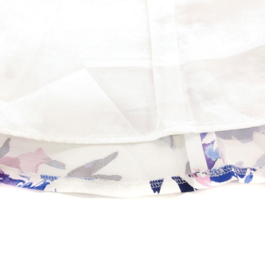 ジャスグリッティー JUSGLITTY 水彩 フラワープリントスカート フレア  