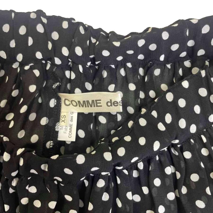 コムデギャルソン COMME des GARCONS ドット柄 シースルー シアー