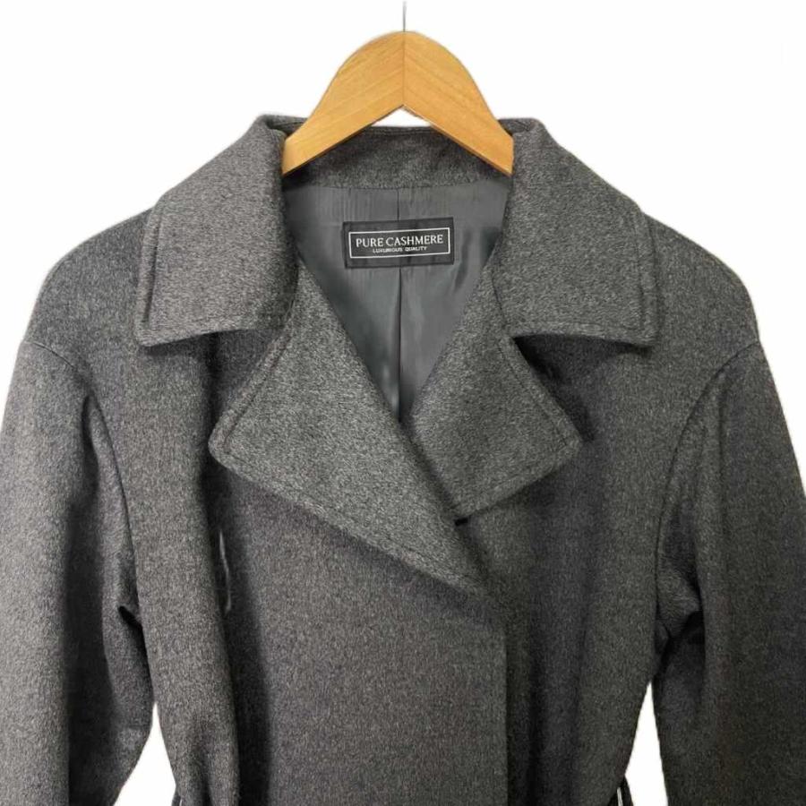 PURE CASHMERE LUXURIOUS QUALITY 美品 ボックスコート カシミヤ