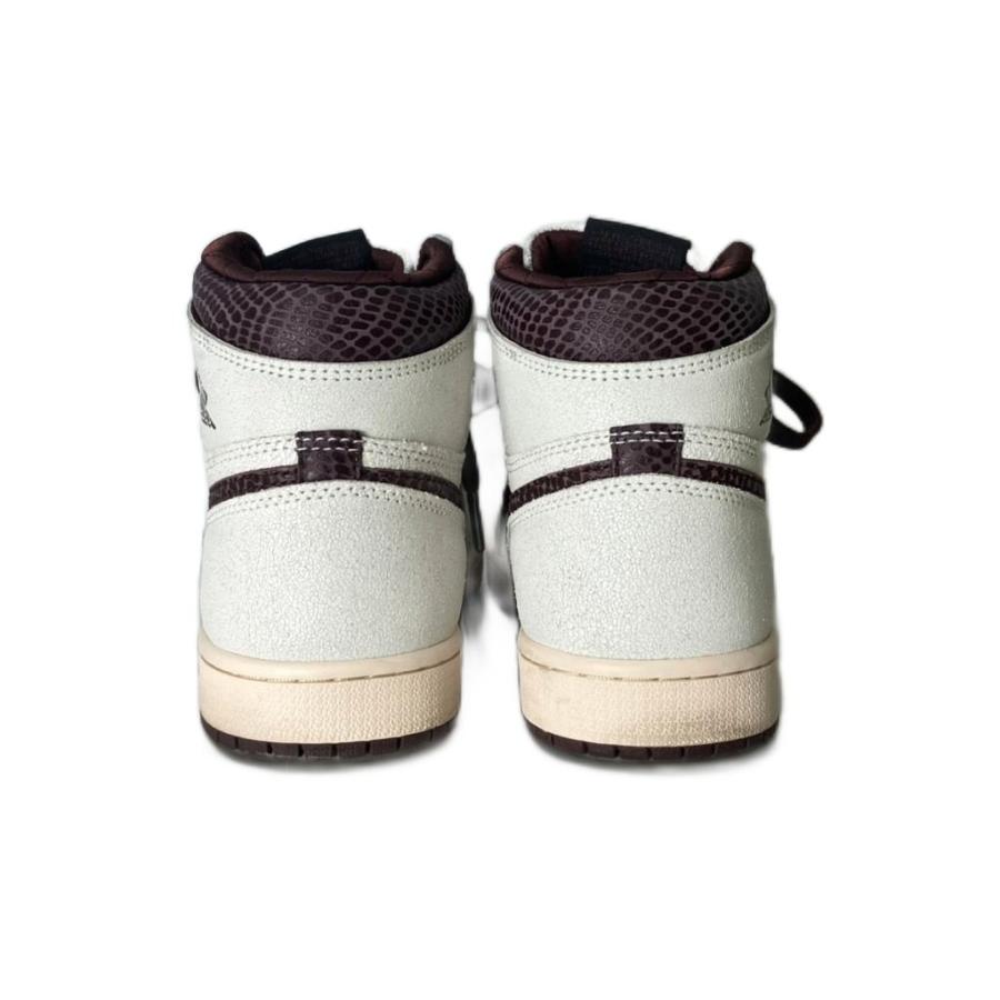 ナイキ NIKE × A Ma Maniere アママニエール Air Jordan 1 Retro High OG エアジョーダン1 ハイカット スニーカー 26.5cm ホワイト ハーガの画像