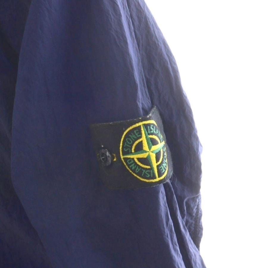【中古】ストーンアイランド STONE  NYLON L ジャケット ロゴ ナイロン L 紺 ネイビー 641510544 /AN13 ストーンアイランド STONE ISLAND NYLON METAL ジャケット ロゴ
