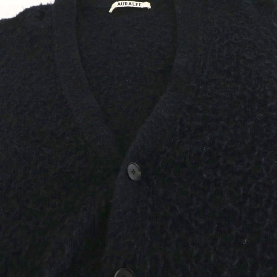 AURALEE カーディガン 24AW AURALEE◇24SS/WRINKLED DRY COTTON KNIT CARDIGAN/5/A24SC01CS