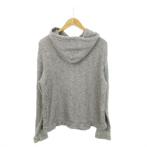 STUSSY シンプル グレー パーカー 裏起毛 L STUSSY（ステューシー） パーカー プルオーバー スウェット 裏毛 ロゴ