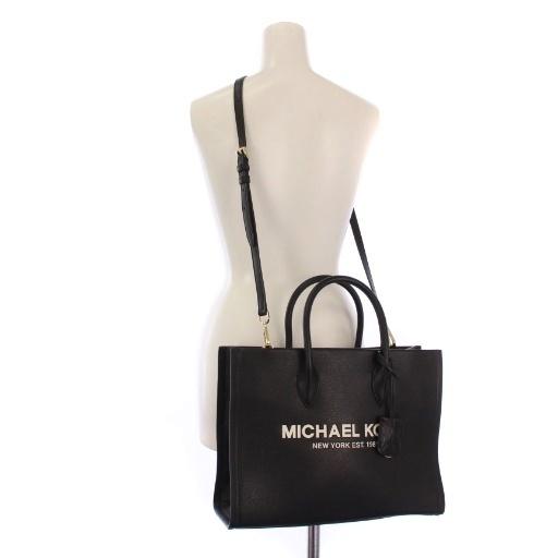 マイケルコース MICHAEL KORS MIRELLA MD EW TOTE LEATHER ハンドバッグ ショルダーバッグ 2WAY ロゴ レザー 黒 |  | 06