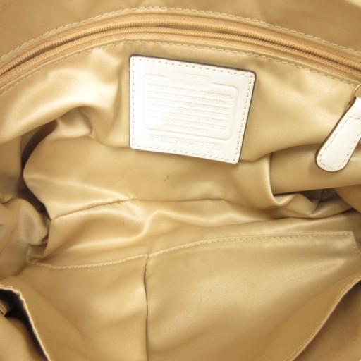 COACH（コーチ） ハンドバッグ ワンショルダー レザー 本革 白