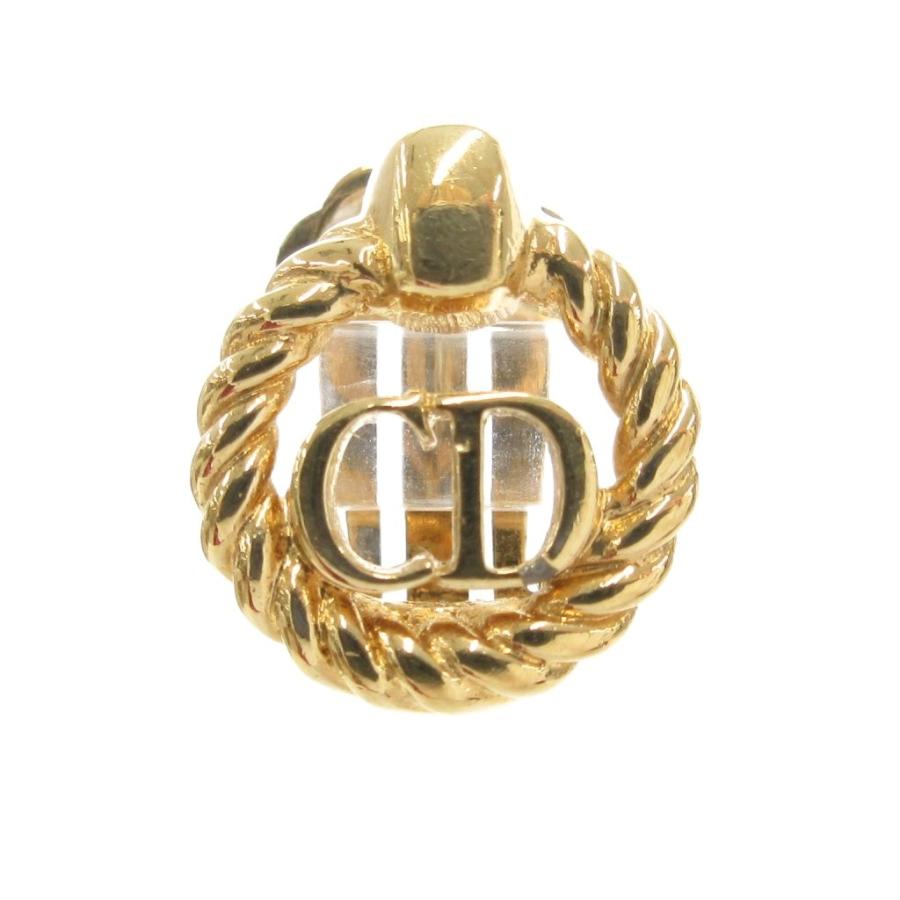 Christian Dior（クリスチャン・ディオール） イヤリング CDロゴ 輪