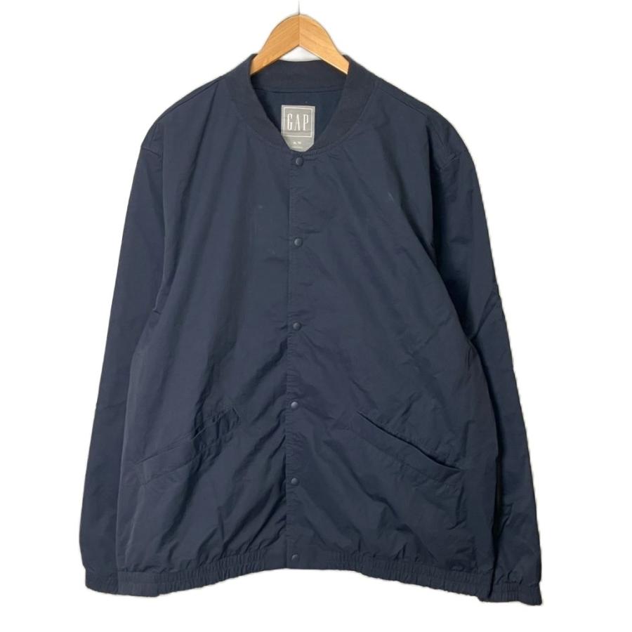 GAP（ギャップ） ボンバージャケット ブルゾン ナイロン混 XL 紺