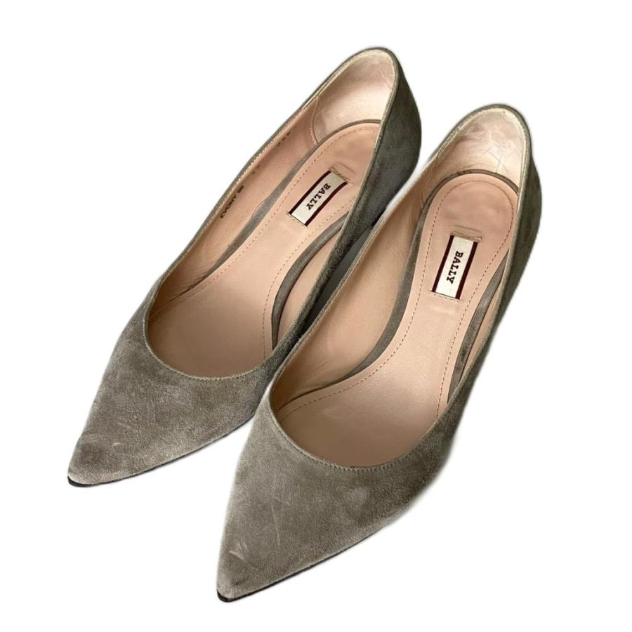 Bally（バリー） BALLY EVONY 55 スエード パンプス ヒール 39 24.5cm 