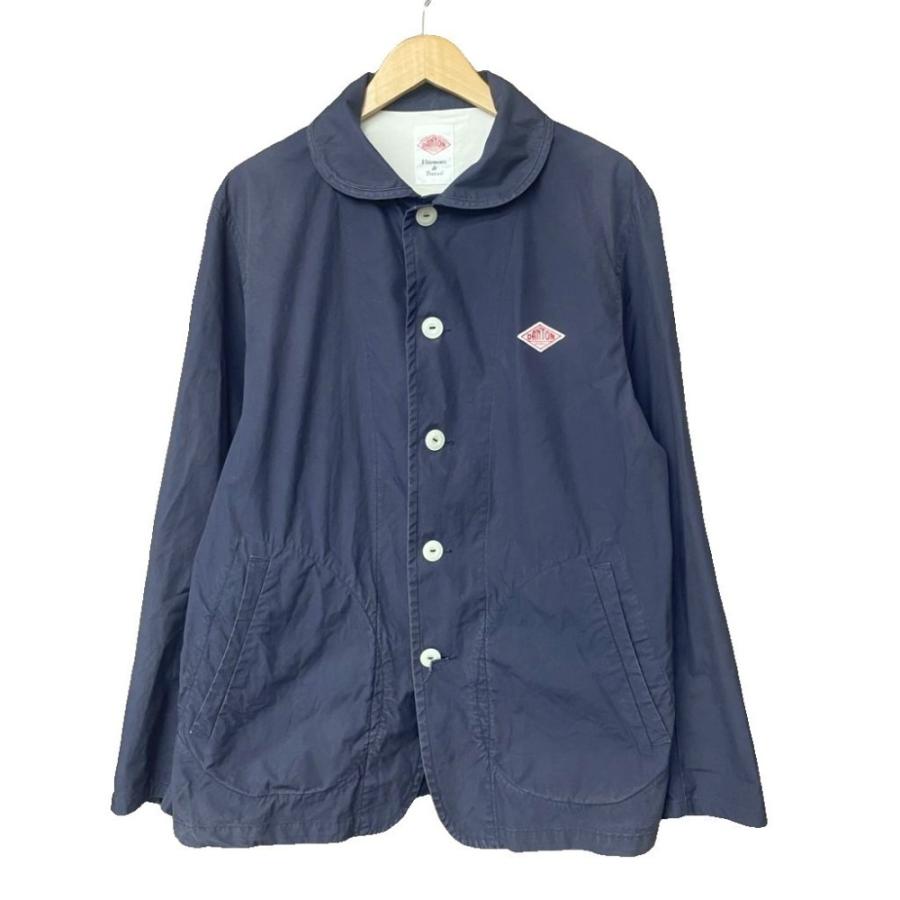 ダントン DANTON 丸襟ブルゾン ジャケット シングル JD-8715 DUK 42 紺