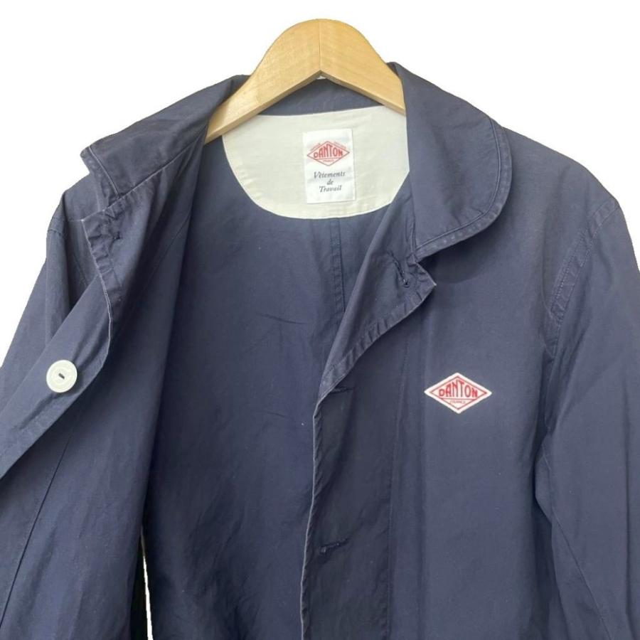 ダントン DANTON 丸襟ブルゾン ジャケット シングル JD-8715 DUK 42 紺