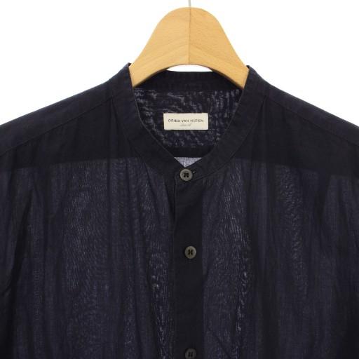 ドリスヴァンノッテン DRIES VAN NOTEN シャツ バンドカラー 長袖 46 