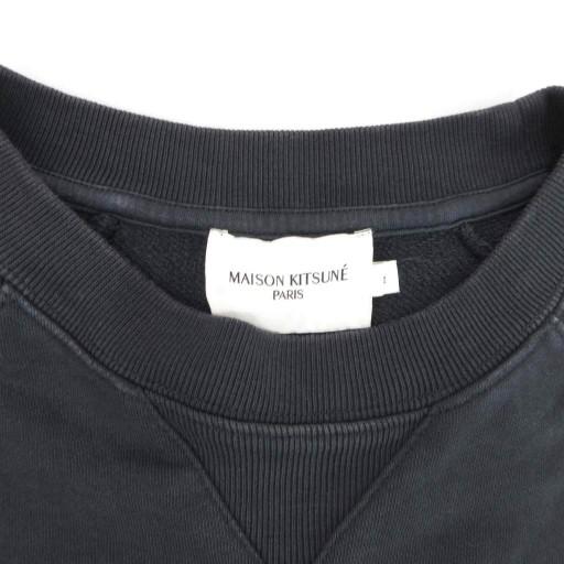 メゾンキツネ MAISON KITSUNE スウェット トレーナー キツネロゴ 刺繍