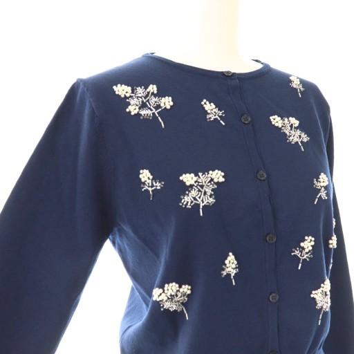 トッカ TOCCA 25SS 【洗える】LITTLE MIMOSA カーディガン ニット S