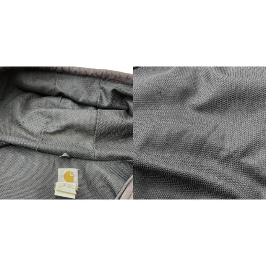 カーハート carhartt ジップアップパーカー 裏地サーマル 長袖 J149BLK