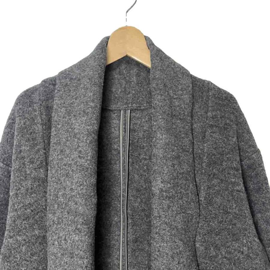 ドゥクラッセ DoCLASSE ライトピュアウール ショールロングコート S/M
