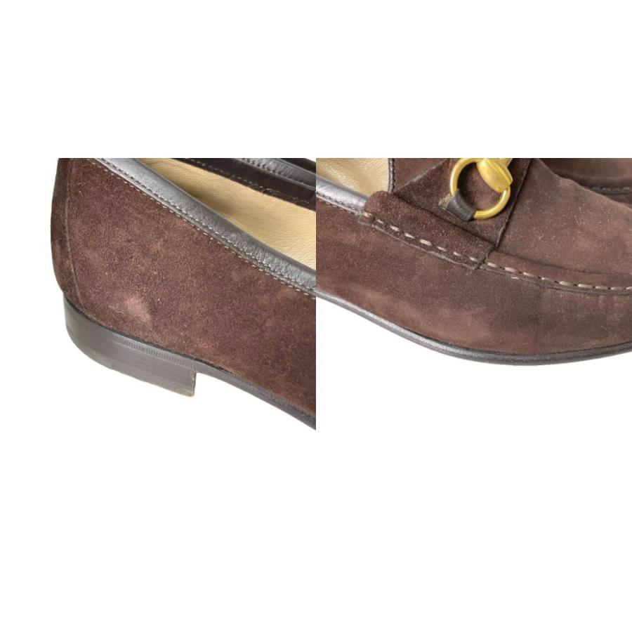 GUCCI（グッチ） ホースビットローファー スリッポン スエード