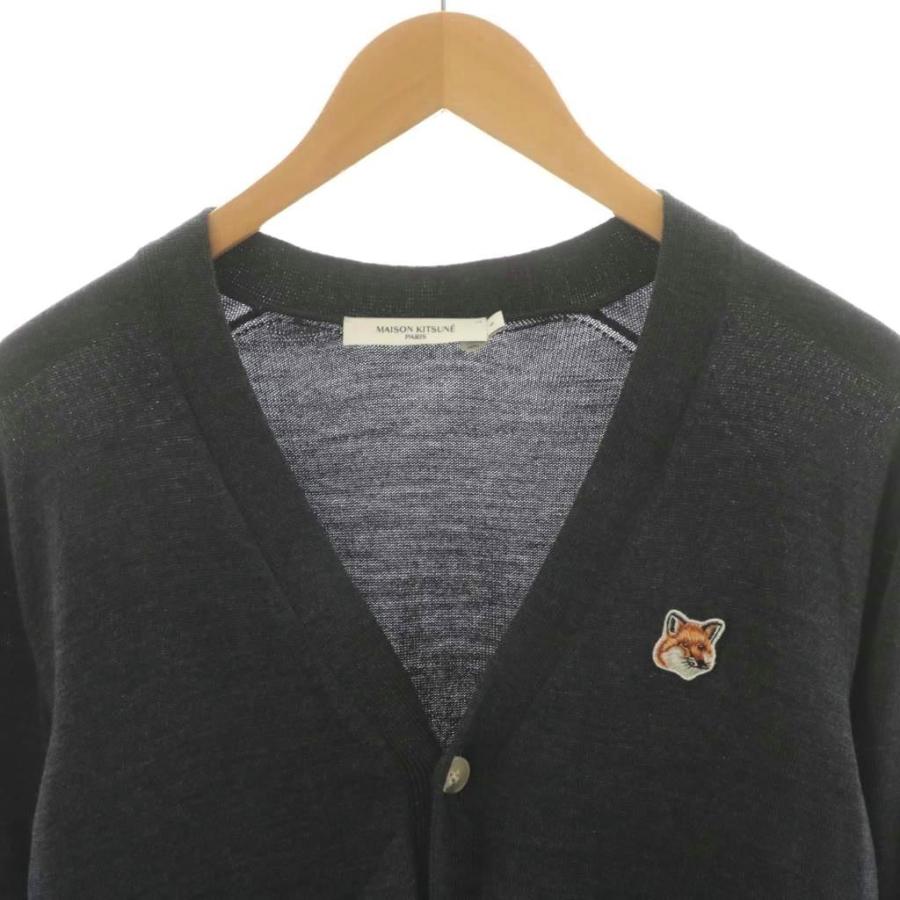 メゾンキツネ MAISON KITSUNE FOX HEAD PATCH CLASSIC CARDIGAN