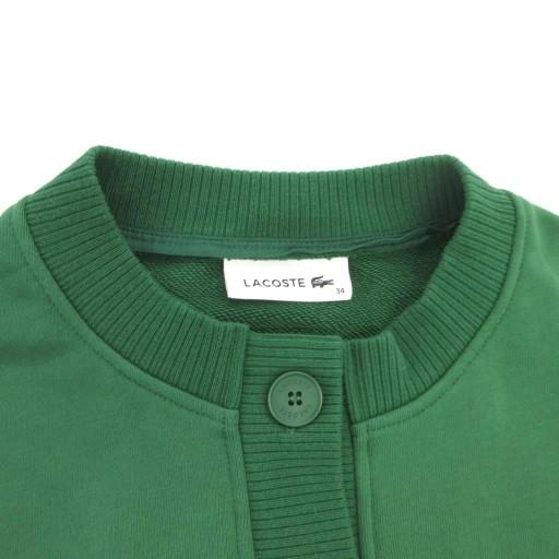 LACOSTE（ラコステ） 近年 スウェットカーディガン ロゴ刺繍 バンド 