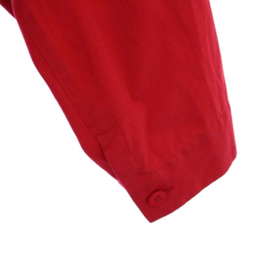 【中古】イッセイミヤケ IM MEN ONE CUT SHIRT シャツ 長袖 バンドカラー 2 赤 MEN LA31FJ039 /BM ISSEY MIYAKE（イッセイミヤケ） ISSEY MIYAKE IM MEN ONE CUT SHIRT