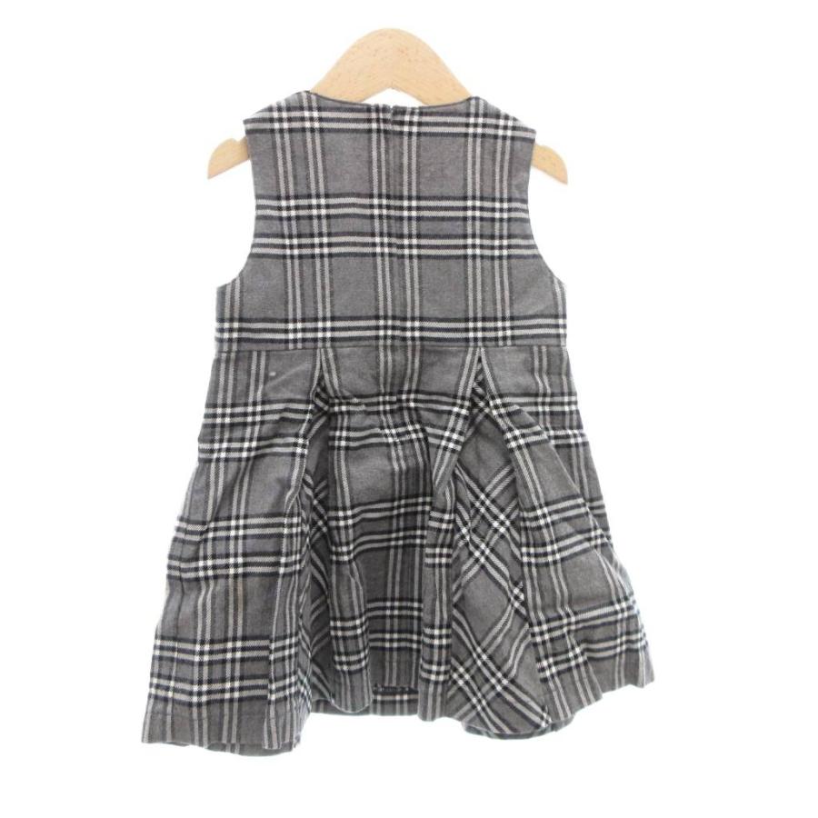 ファミリア Familiar ジャンパースカート ワンピース 90 チェック柄
