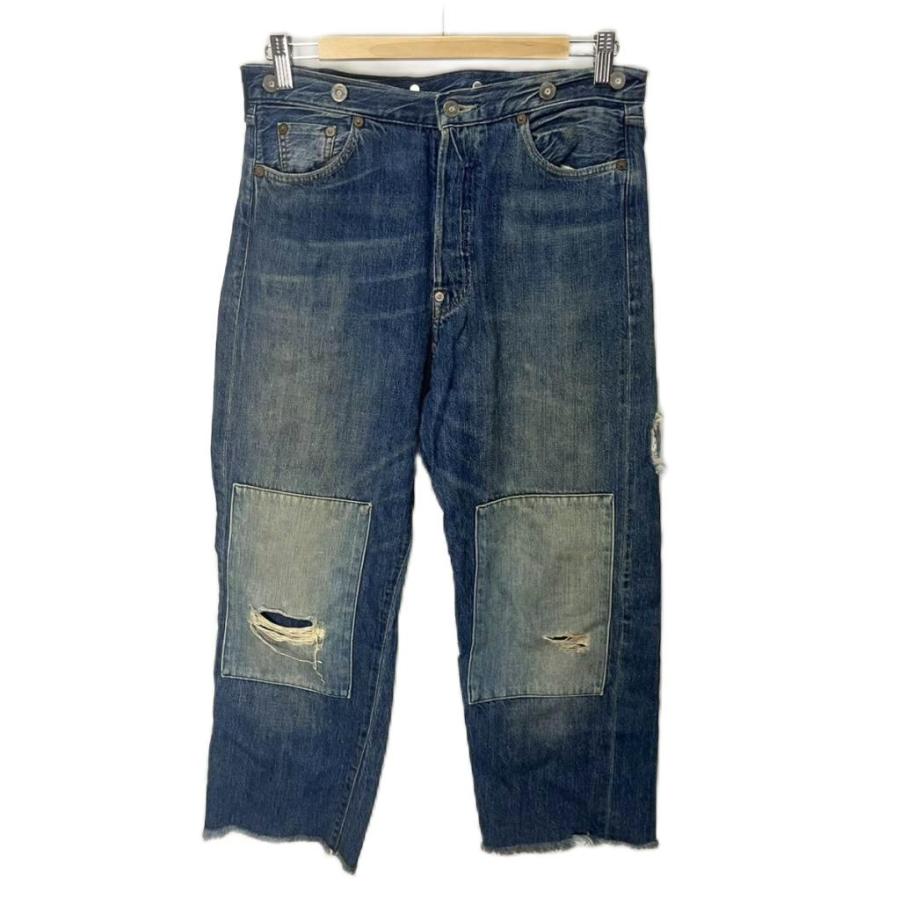 【中古】リーバイス Levi's LVC 501XX復刻デニム ジーンズ リペア加工 W30 インディゴ PC9-15501-0007 Levi's（リーバイス） Levi's LVC 501XX復刻デニム ジーンズ リペア