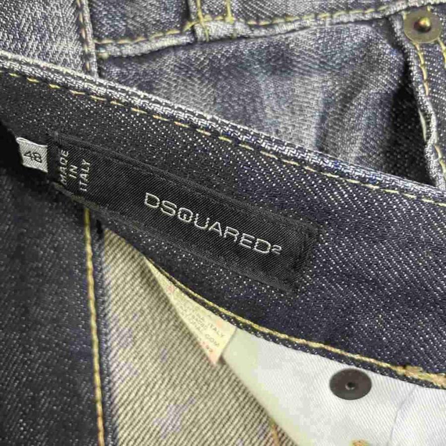 DSQUARED2（ディースクエアード） ダメージ加工 泥ペイント加工 デニム